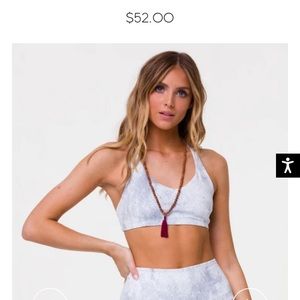 NWOT Onzie sustainable soul racer back bra